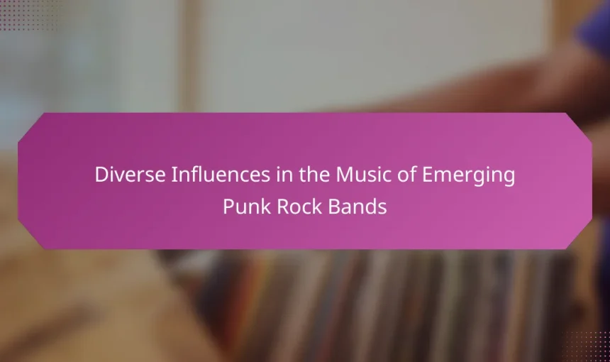 Diverse Influences in the Music of Emerging Punk Rock Bands