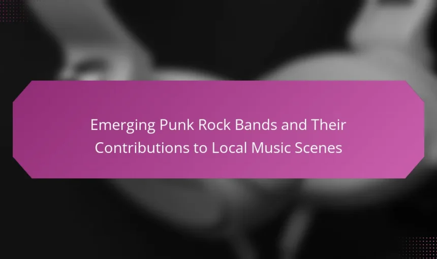 Emerging Punk Rock Bands and Their Contributions to Local Music Scenes