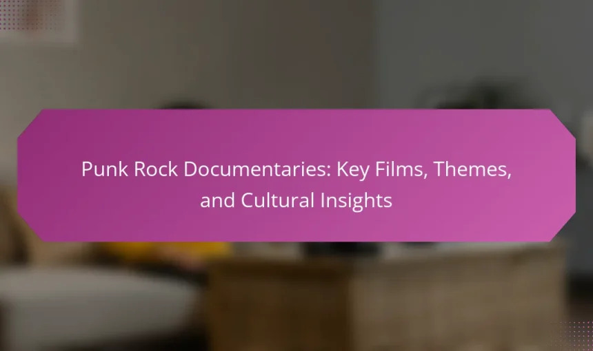 Punk Rock Documentaries: Key Films, Themes, and Cultural Insights