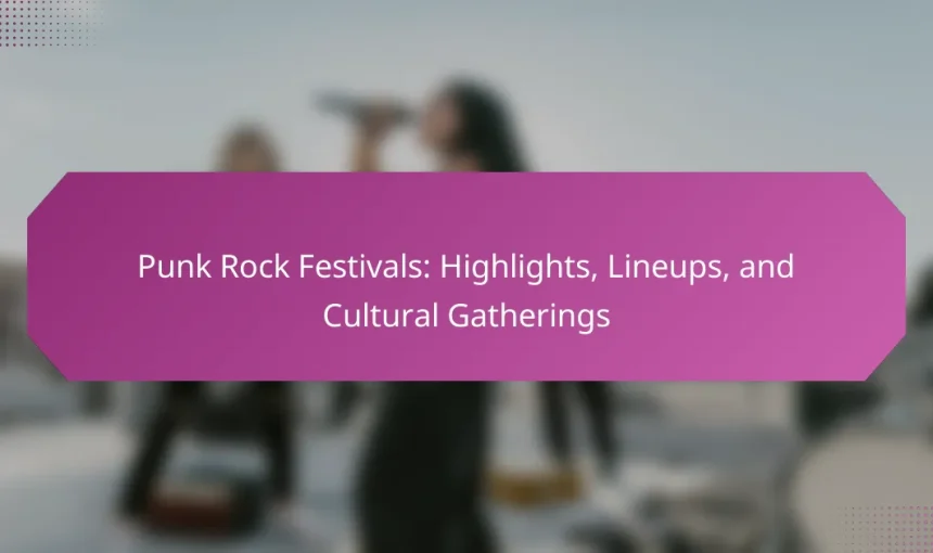 Punk Rock Festivals: Highlights, Lineups, and Cultural Gatherings