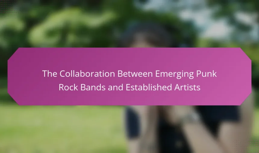 The Collaboration Between Emerging Punk Rock Bands and Established Artists