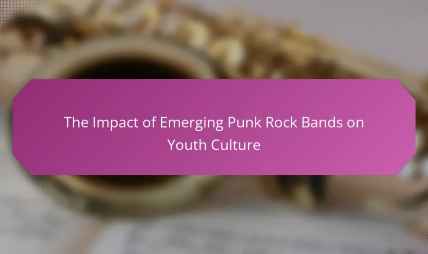 The Impact of Emerging Punk Rock Bands on Youth Culture